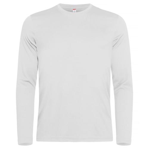 Basic Active-T longsleeve wit,3xl