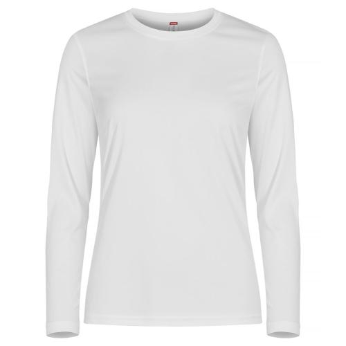 Basic Active-T longsleeve dames wit,l