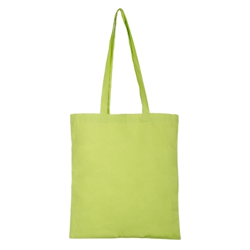 Gekleurde draagtas Cotton Star lime