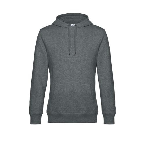 B&C King hoodie heather mid grey,2xl