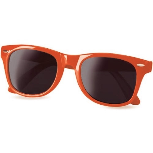 Zonnebril Wayfarer met UV-bescherming oranje