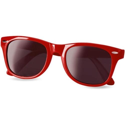 Zonnebril Wayfarer met UV-bescherming rood