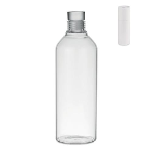 Borosilicaat fles 1L lou transparant