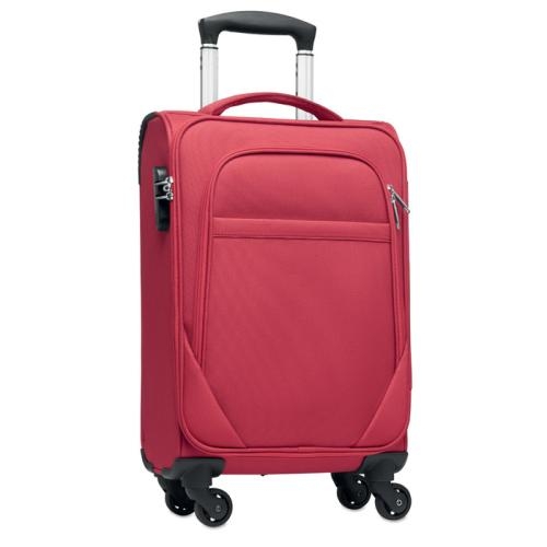 600D RPET zachte trolley Voyage rood