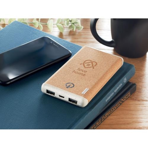 Draadloze powerbank Ralia 10000 mAh beige