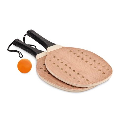 Rozenhout strand tennisset Palas wood