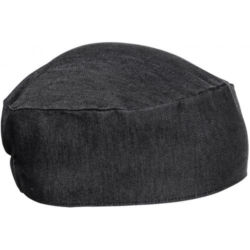 Chefs Skull Cap black denim