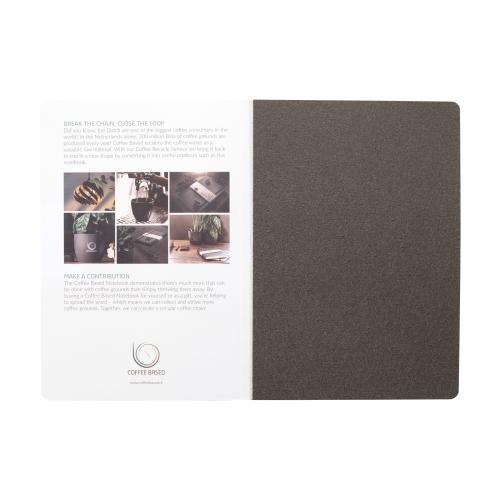 Coffee Notebook A5-notitieboek van koffiedik bruin