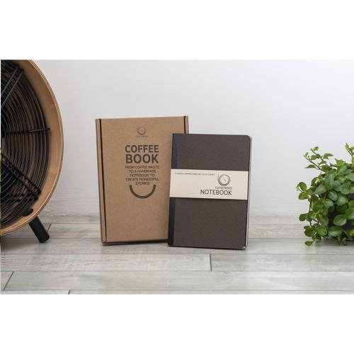 Coffee Notebook A5-notitieboek van koffiedik bruin