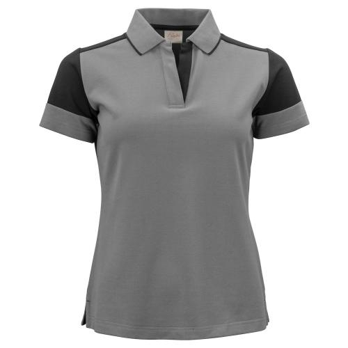 Polo Prime dames staalgrijs/zwart,2xl