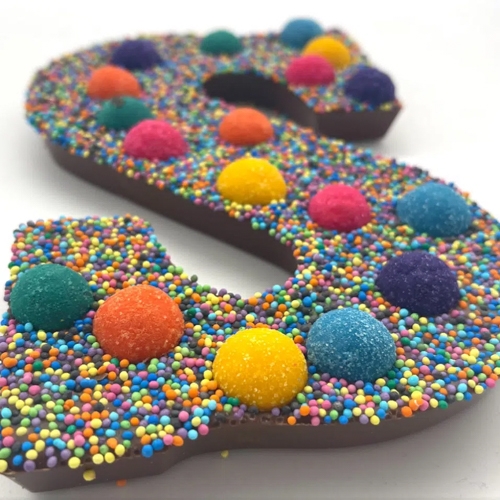 Happy Chocoladeletter multicolour