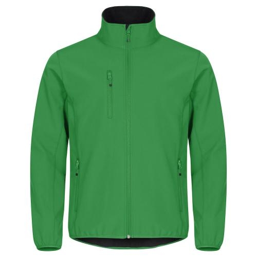 Classic softshell jas appelgroen,3xl