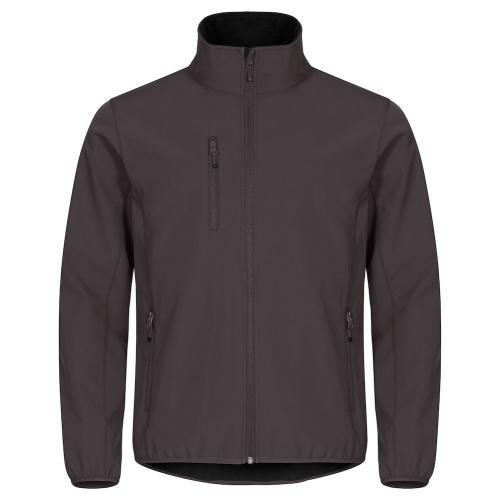 Classic softshell jas donkergrijs,3xl