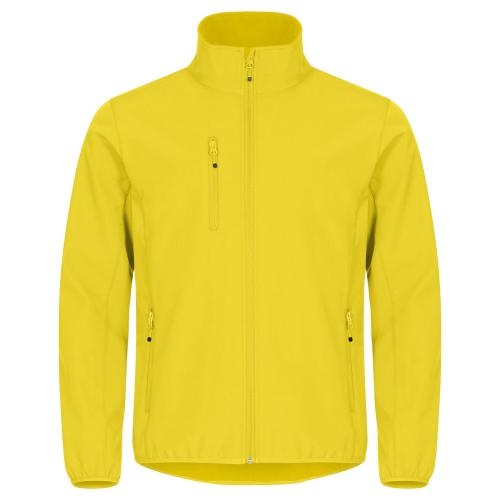 Classic softshell jas lemon,3xl