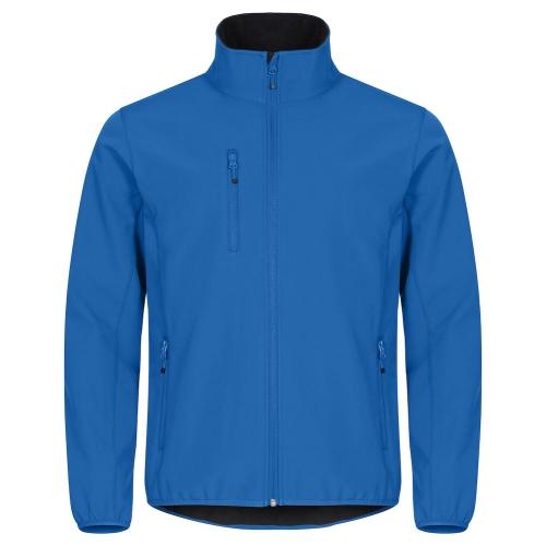 Classic softshell jas kobalt,3xl