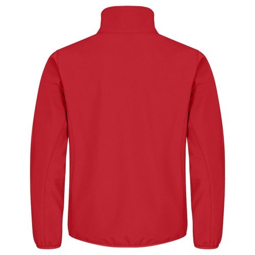 Classic softshell jas rood,2xl