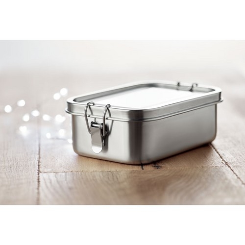 RVS lunchbox Tirana 750 ml mat zilver