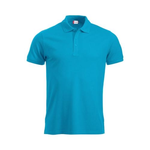 Manhattan heren polo turquoise,3xl