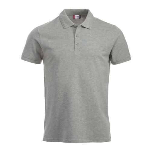 Manhattan heren polo grijsmelange,3xl