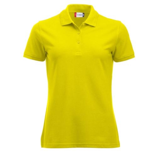 Manhattan dames polo signaalgeel,l