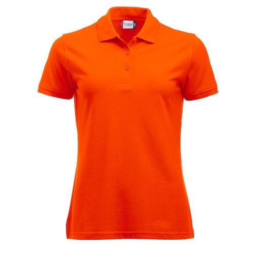 Manhattan dames polo signaaloranje,l