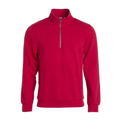 Basic halfzip rood,3xl