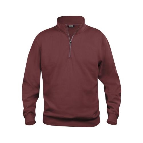 Basic halfzip bordeaux,3xl