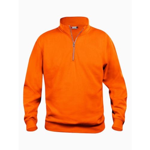 Basic halfzip signaaloranje,3xl