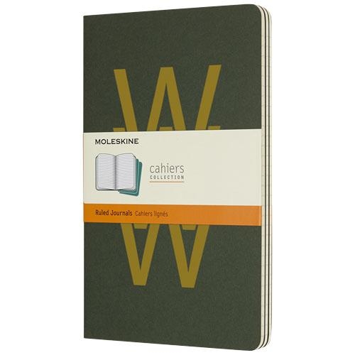 Moleskine Cahier Journal L donkergroen