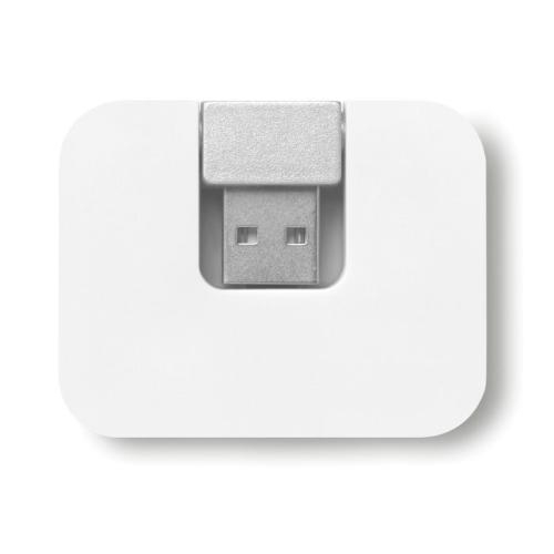 USB Hub 4 poorten Square wit