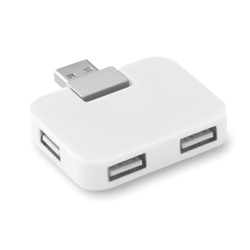 USB Hub 4 poorten Square