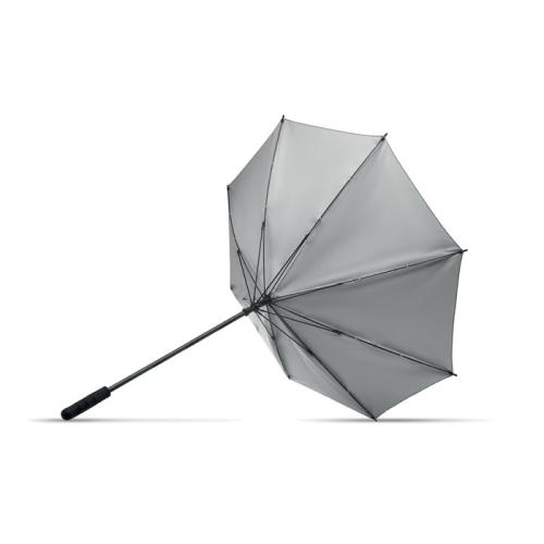 Reflecterende paraplu Visibrella mat zilver