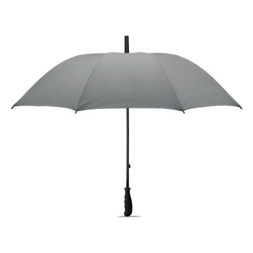 Reflecterende paraplu Visibrella mat zilver