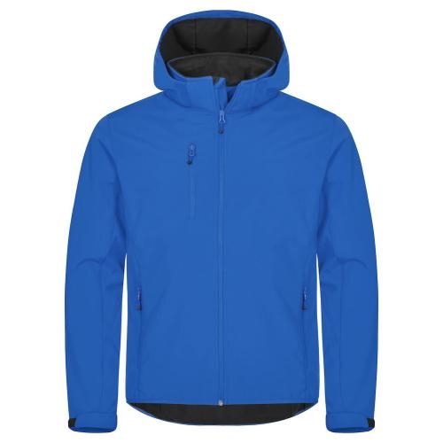 Classic Softshell jas Hoody kobalt,4xl