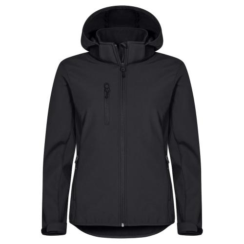 Classic Softshell jas Hoody dames zwart,3xl