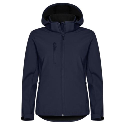 Classic Softshell jas Hoody dames dark navy,3xl