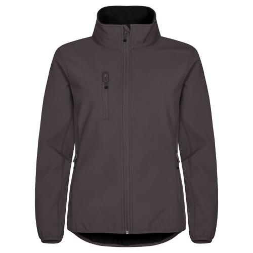 Classic Softshell jas dames donkergrijs,l