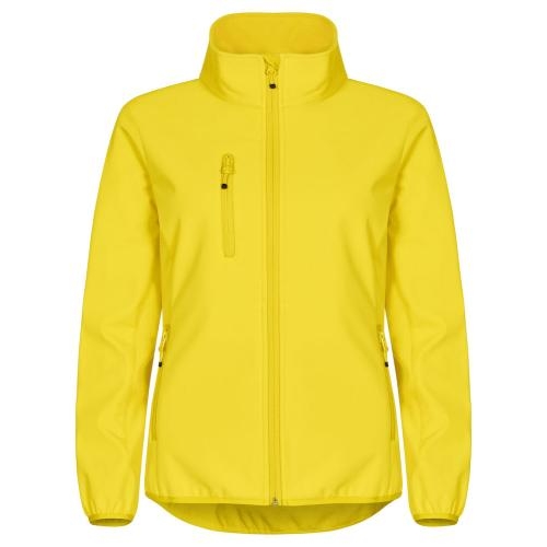 Classic Softshell jas dames lemon,l