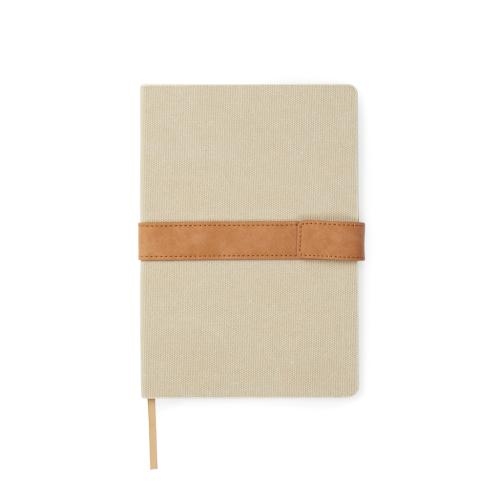 RCS recycled canvas notitieboek greige