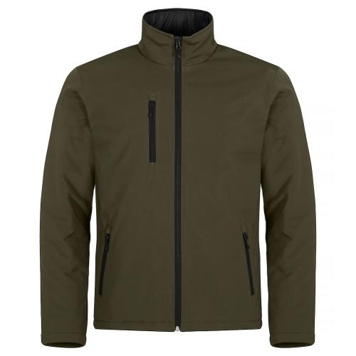 Gewatterde softshell jas mistgroen,2xl