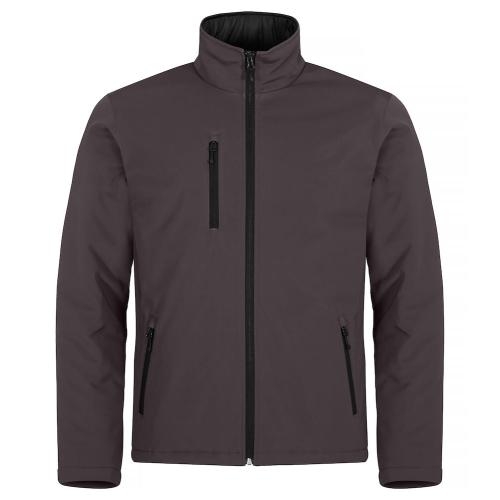 Gewatterde softshell jas donkergrijs,2xl