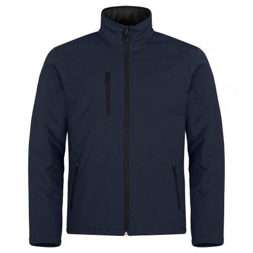 Gewatterde softshell jas dark navy,2xl