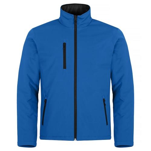 Gewatterde softshell jas kobalt,2xl