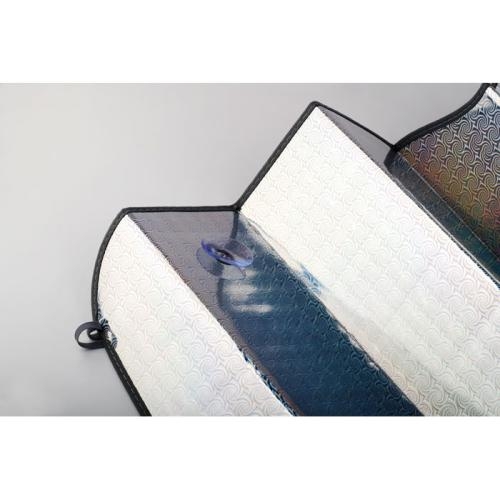 Opvouwbaar zonnescherm auto Carshade mat zilver