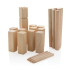 Houten kubb-set bruin