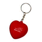 Anti stress sleutelhanger hart rood