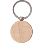 Houten sleutelhanger rond