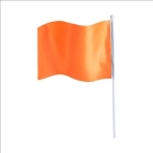 Vlag op Stok Rolof oranje