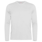 Basic Active-T longsleeve wit,3xl