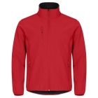 Classic softshell jas rood,2xl